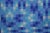Traditional Vintage Square j.c Bissery Signed Modernist Tapestry in Blue Tones - Rug & Kilim For Sale - Image 3 of 7