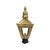 Traditional Brass Wall Lantern with Ornate Cast Iron Bracket For Sale - Image 6 of 15