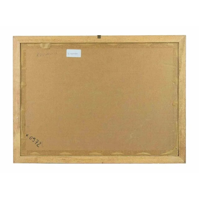 Jannis Kounellis, I Will Be a Writer, Lithograph, 1970s, Framed For Sale - Image 4 of 5