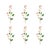 Rustic Sweet Pea Floral Spray (Set of 6) For Sale - Image 3 of 3