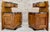 Pair of Art Deco Wood Bedside Tables With Marble Tops, Circa 1930 For Sale - Image 12 of 13
