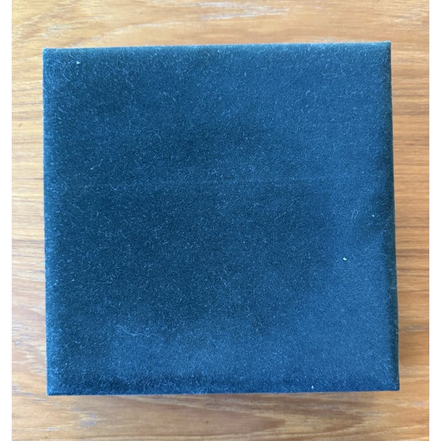 Metal Set of 6 Neiman Marcus Silver and Glass Butter Knives/Spreaders For Sale - Image 7 of 8