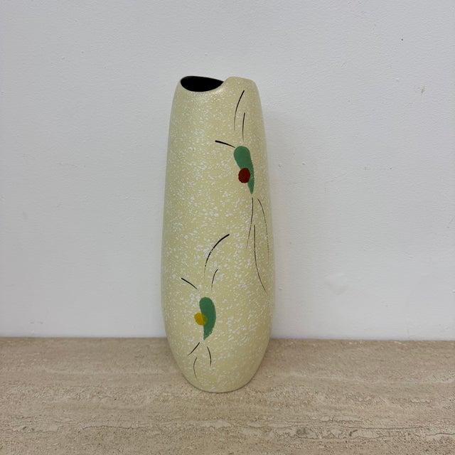 Mid-Century Modern West Germany Ceramic Vase, 1960s For Sale - Image 3 of 12