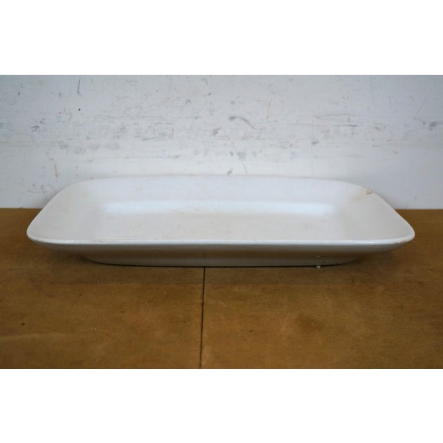 Antique J & G Meakin Hanley England Ironstone China Serving Platter For Sale - Image 4 of 10