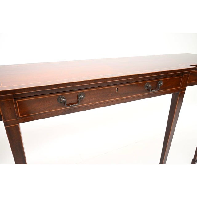 Large Antique Georgian Console Table, 1920 For Sale - Image 9 of 11