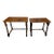 Pair of Oak Barley Twist Nesting Tables For Sale