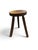 Features solid hardwood construction (often oak or ash) with distinctive thick club legs, subtle artisanal imperfections,...