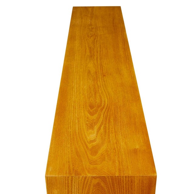 1950s Mid-Century Modern Scandinavian Elm Low Open Bookcase, 1950 For Sale - Image 5 of 11