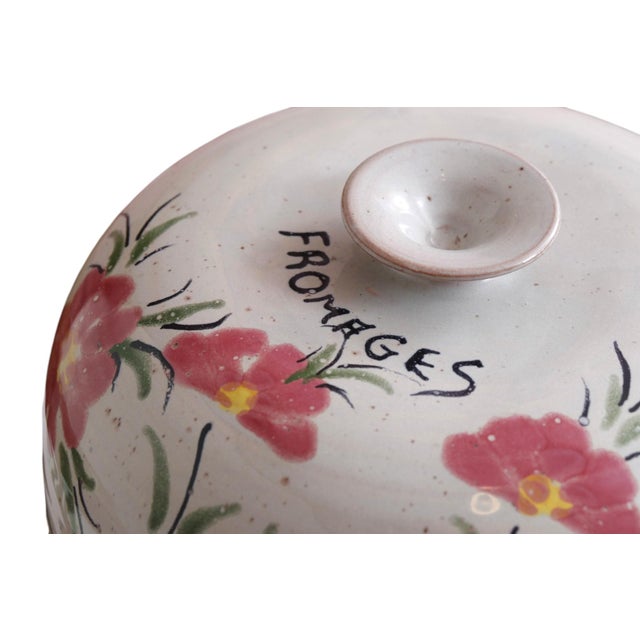 Rustic European French Stoneware Fromage Dish For Sale - Image 3 of 5