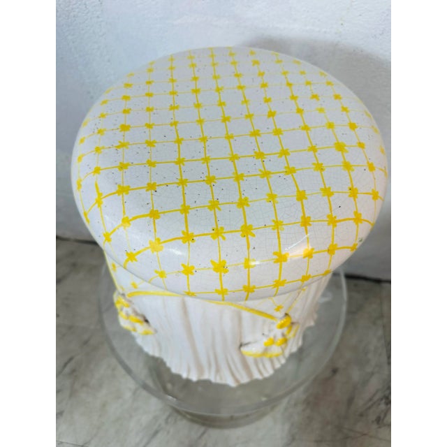 Italian Garden Stool For Sale - Image 4 of 7