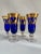 Arte Italica Medici 24-K Gold Cobalt Blue Champagne Flutes - Set of 4 For Sale In Boston - Image 6 of 6