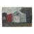 Antique Folk Art Barn Painting - Maine For Sale