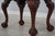 Wood Kittinger Chippendale Claw Foot Mahogany Ottoman For Sale - Image 7 of 13