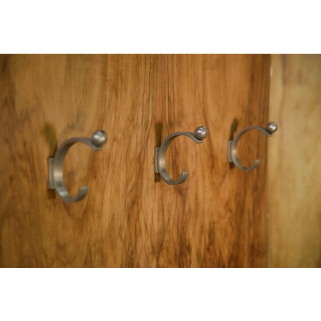 Wood Large Art Deco Coat Rack 1930s For Sale - Image 7 of 11