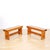 1950s Pair of Vintage Solid Pine Craftsman Benches For Sale - Image 5 of 9