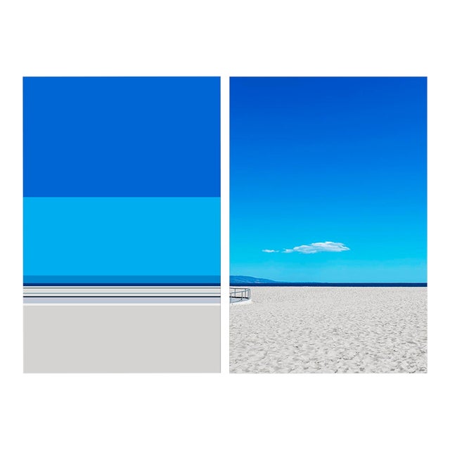 Contemporary Abstract Archival C-Print Photography “Temporal Perception 361 (Diptych)" by Serge Hamad For Sale