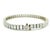 1990s 18k White Gold 16.32 Carat Emerald Cut Diamond Tennis Bracelet For Sale In Miami - Image 6 of 11