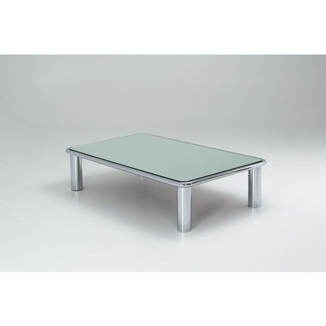 1960s Sesann Mirrored Coffee Table by Gianfranco Frattini for Cassina, 1960s For Sale - Image 5 of 11