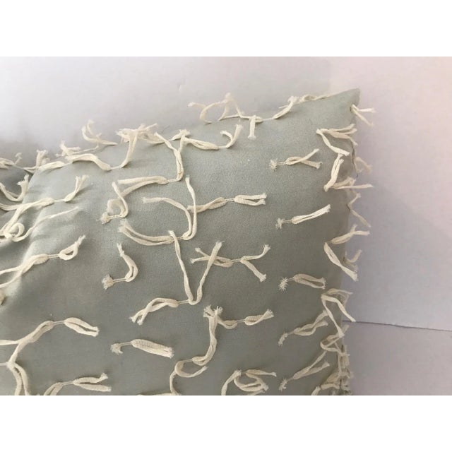 2020s Custom Handmade Rectangular Pillow by Stroheim *Roman Seafoam Green ($250 Wholesale) For Sale - Image 5 of 5