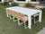 Harbour Outdoor Hayman Aluminum Dining Table, White For Sale - Image 11 of 12