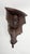 This exquisite 19th-century walnut corner wall shelf features a beautifully hand-carved maiden's face in high relief. The...
