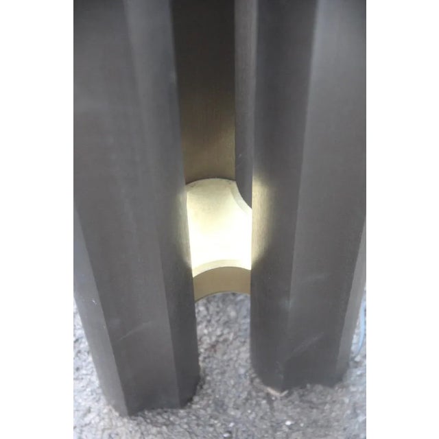 Bronzed Floor Lamp by Gaetano Sciolari, 1970s, in Good conditions. Designed 1970 to 1979 Up to 250V (Europe/UK...