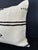 Contemporary Turkish Hemp Pillow Cushion Natural Beige Black Pillow Cushion Cover 20x20 For Sale - Image 3 of 4