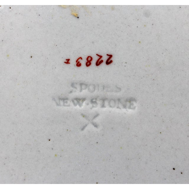 Traditional 1816 Georgian Period "Spode's New Stone" Circular Tray For Sale - Image 3 of 6