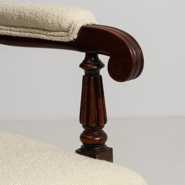 19th Century William IV Carver Armchair With Upholstered Seat & Arms For Sale - Image 12 of 16