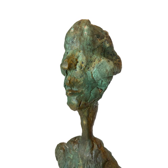Mid 20th Century A Bronze Sculpture Styled After Giacometti For Sale - Image 5 of 10
