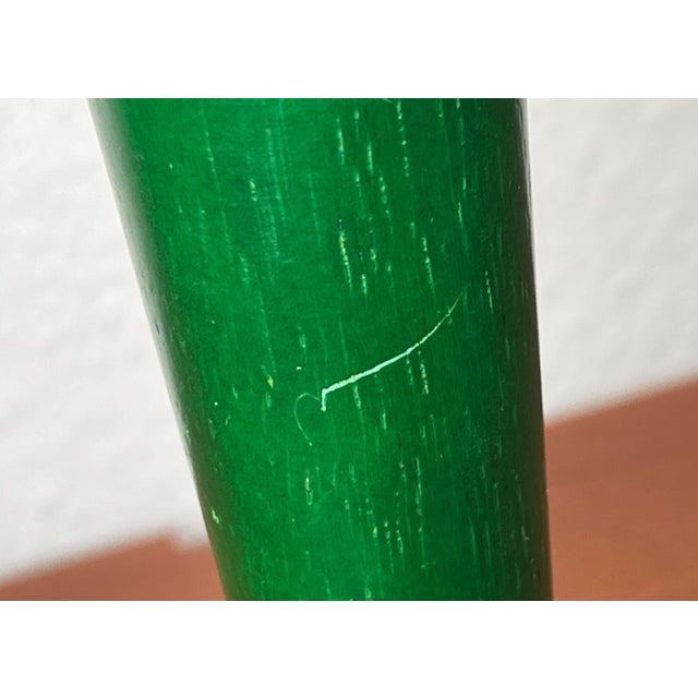 Postmodern Wood Yellow Green Red Model Monokel Candleholder from Ikea, 1980s For Sale - Image 13 of 14