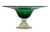 Green Vintage Italian Murano Glass Vase Centerpiece, 1980 For Sale - Image 8 of 8