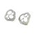 Metal 1990s Pair of John Hardy Estate Kali Pebble Omega Back Earrings Silver For Sale - Image 7 of 7