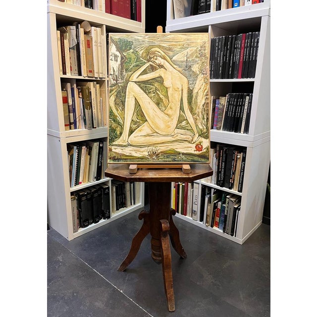 Vivaldo Martini, Eve and the Apple, Oil on Canvas For Sale - Image 14 of 15