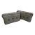 Modern Sage Green Rectangular Box Pillows With Buttons - A Pair For Sale