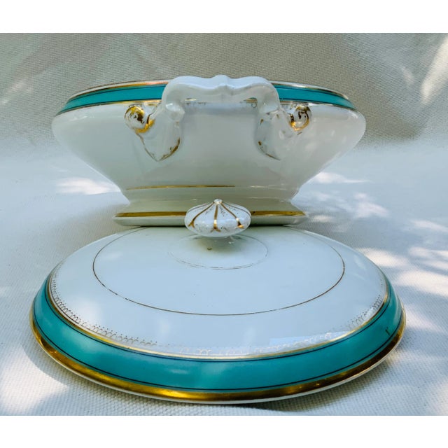 Pair of Mid 19th Century French PorcelainTureens For Sale - Image 12 of 18