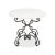 Not Yet Made - Made To Order French Marble Top Brasserie Table For Sale - Image 5 of 8