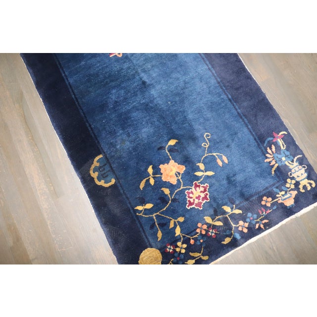 an early 20th Century rare Nichols Chinese Art Deco Runner Details rug no. j4569 size 2' 9" x 14' 2" (84 x 432 cm)