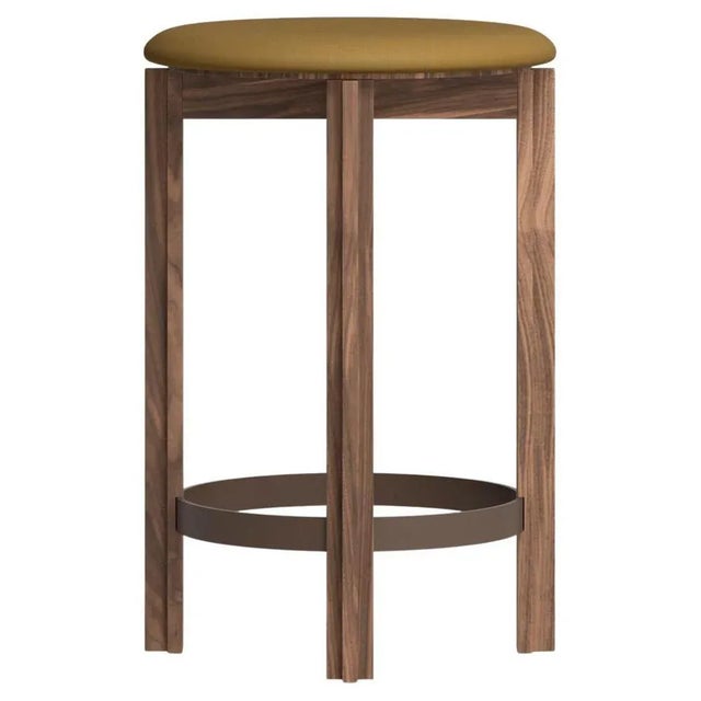 Walnut Principal Counter Stool by Bodil Kjaer for Karakter For Sale - Image 8 of 8