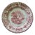 Pink, Crimson and Ivory Staffordshire Transferware Abbey 1790 Plate For Sale