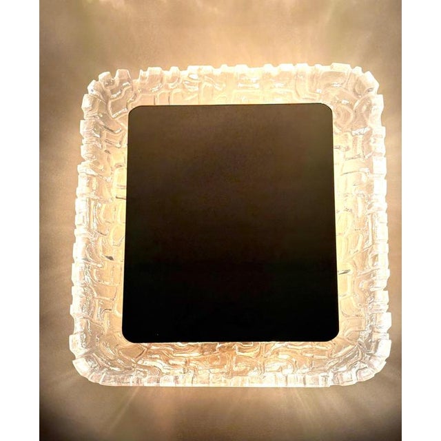 Large Six-Light Acrylic Wall Mirror from Erco, Germany, 1970s For Sale - Image 9 of 18