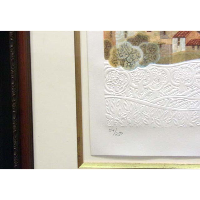 1990s Sunol Alvar "Maternitat Natural Pau" Hand Signed, Custom Framed For Sale - Image 5 of 5
