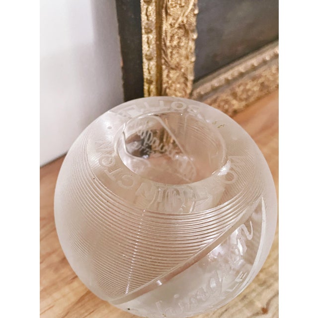 A lovely antique circa 1910s English glass match striker made to advertise Worthington’s Beer in Bottle. Good antique...