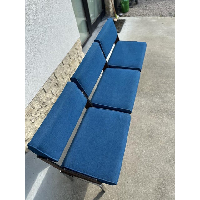 Mid-Century Modern Orcel D10 Bench by Roger Tallon, 1960s For Sale - Image 3 of 12