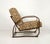 Iconic H-70 armchair designed by renowned Czech modernist Jindřich Halabala for UP Závody, Brno, circa 1930s–1940s. This...