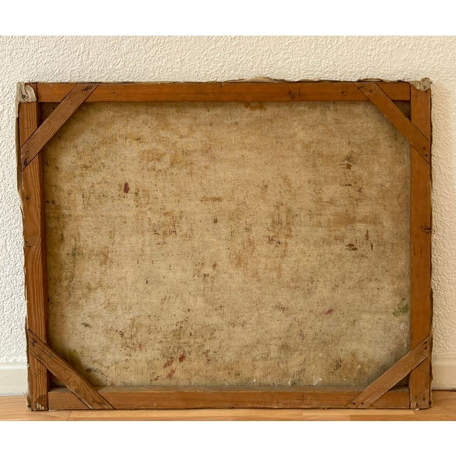 Arthur Morard, Paysage de campagne avec vue sur le Jura Suisse, 1978, Oil on Canvas For Sale - Image 10 of 11