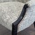 Classic Upholstered Wingback Lounge Chair With Carved Wood Arms and Legs For Sale In San Francisco - Image 6 of 6