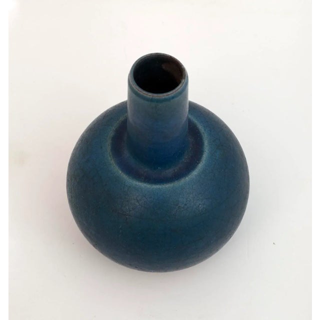 Blue Polychrome Ceramic Vase by Carlo Zauli, 1960s For Sale - Image 8 of 12