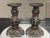 Intricate James Mont style pierced Iron Japanese candle holders. These Mid 20th Century heavy weighted candle holders will...