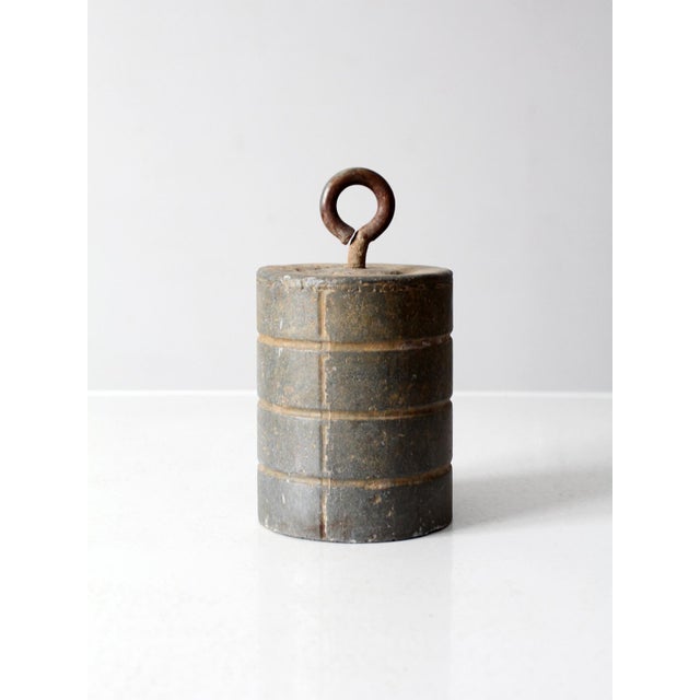 Vintage Cast Iron Weight For Sale - Image 6 of 9